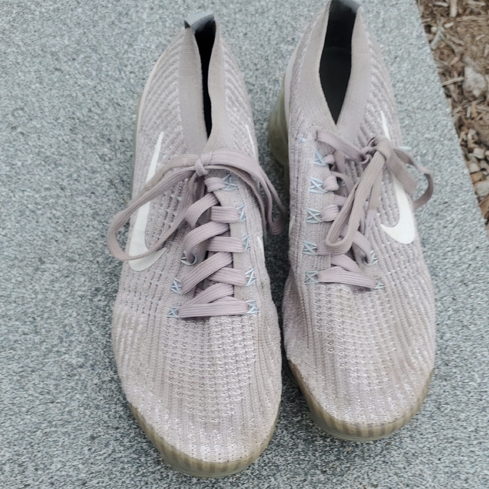 Nike Air Max Vapor Flyknit 3 Women's Gray Running Shoes - Picture 7 of 16